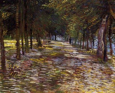 Avenue De Voyer D Argenson Park At Asnieres 1887