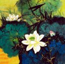 Lotus Chinees schilderij