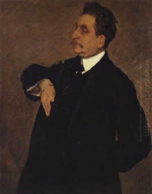 Portret van Vladimir Girshman 1911