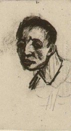 Head Of A Man Bareheaded 1885 1