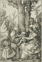 the holy family with joachim and saint ann