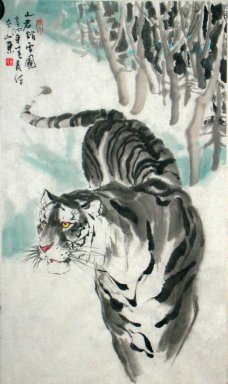 Tiger - Peinture chinoise