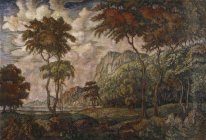 Landscape Dengan Pohon-Pohon