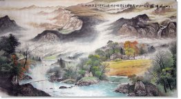 Mountains and water - Chinese Painting