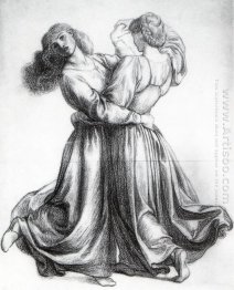 The Bower Meadow Study Study Of Dancing Girls 1872