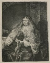 Étude de Saskia appelé The Great Fiancée juive 1635