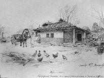 Sketches Of The Russian Turkish War Bulgarian House 1877