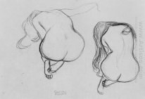 Two Studies Of Sitting Nudes 1902