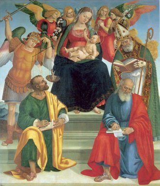 Madonna con Bambino e Santi e Angeli