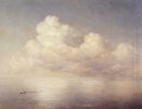 Nuages ​​au dessus d'un calme Mer 1889