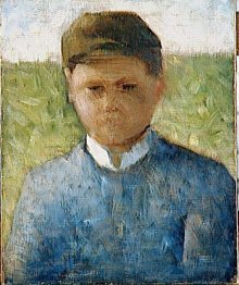 Young Peasant In Blue 1882