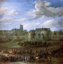 Ankomst av Christina of Sweden i Brussel