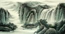 Waterval - Chinees schilderij