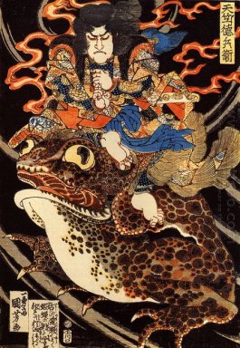 Tenjiku Tokubei, das eine Riesen Toadn