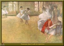 danseurs dans la salle de répétition 1895