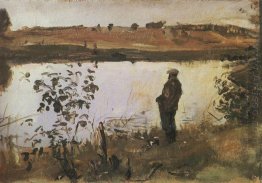 Artist K Korovin On The River Bank 1905