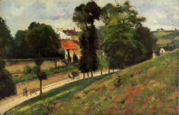 the saint antoine road at l hermitage pontoise 1875