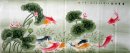 Fish & Lotus - Pittura cinese