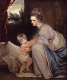 Mrs William Beresford And Her Son John Later Lord Decies