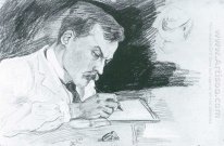 portrait of dr ludwig deubner writing