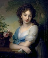 Retrato de Elena Alexandrovna Naryshkina 1799