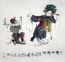 Opera Figures - Pintura Chinesa