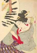 The Appearance Of A Fukagawa Nakamichi Geisha Of The Tempo Era