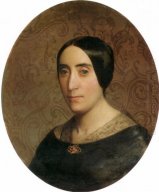 A Portrait Of Amelina Dufaud 1850