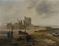 Tynemouth Priory dari Timur