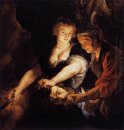 Judith med huvudet av Holofernes c. 1616