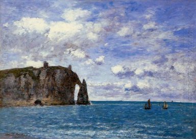 Klipporna på Etretat 1890