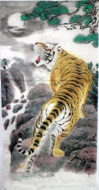 Tiger - Lukisan Cina