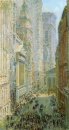 Lower Manhattan Aka Brede en Muur Straten