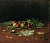 Äpfel und Blätter 1879