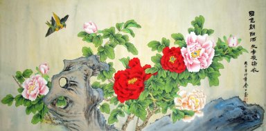 Peony - Lukisan Cina