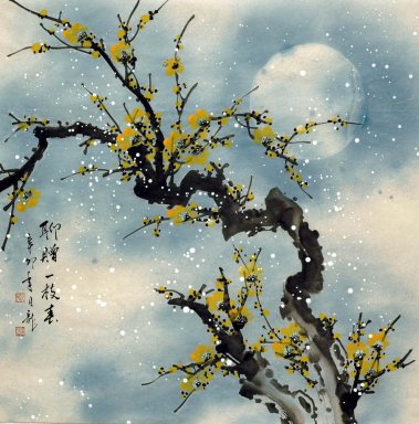 Plum Blossom - Lukisan Cina