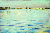 The Last Rays Of The Sun A Lake 1899