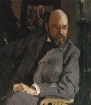Retrato do artista I S Ostroukhov 1902