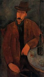 man with a glass of wine