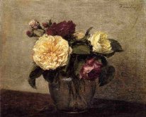 Yellow And Red Roses 1879