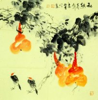 Gourd&Birds - Chinese Painting