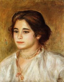 Gabrielle Wearing A Necklace 1906