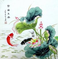 Fish&Lotus - Chinese Painting