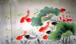 Fish&Lotus - Chinese Painting