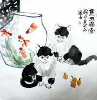 Cat - Chinese Painting