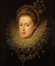 Portret van Anna van Oostenrijk (1585-1618)