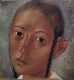 Head Of The Boy Uzbek 1921