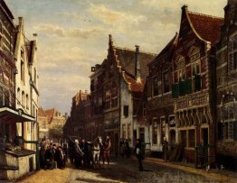 Oudewater Street At Summer