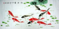 Fish - Lotus - Chinese Painting