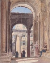 Ruins Of Diocletian At Spalato 1841